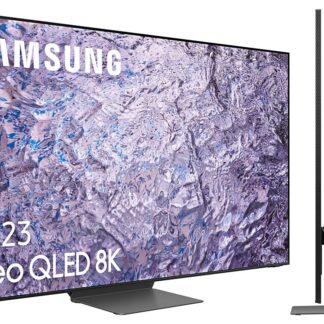 TV Neo QLED 65" - Samsung TQ65QN800CTXXC, UHD 8K, Neural Quantum Processor 8K, Miles de mini LEDs, Smart TV, Gaming Hub, DVB-T2 (H.265), Titan Black